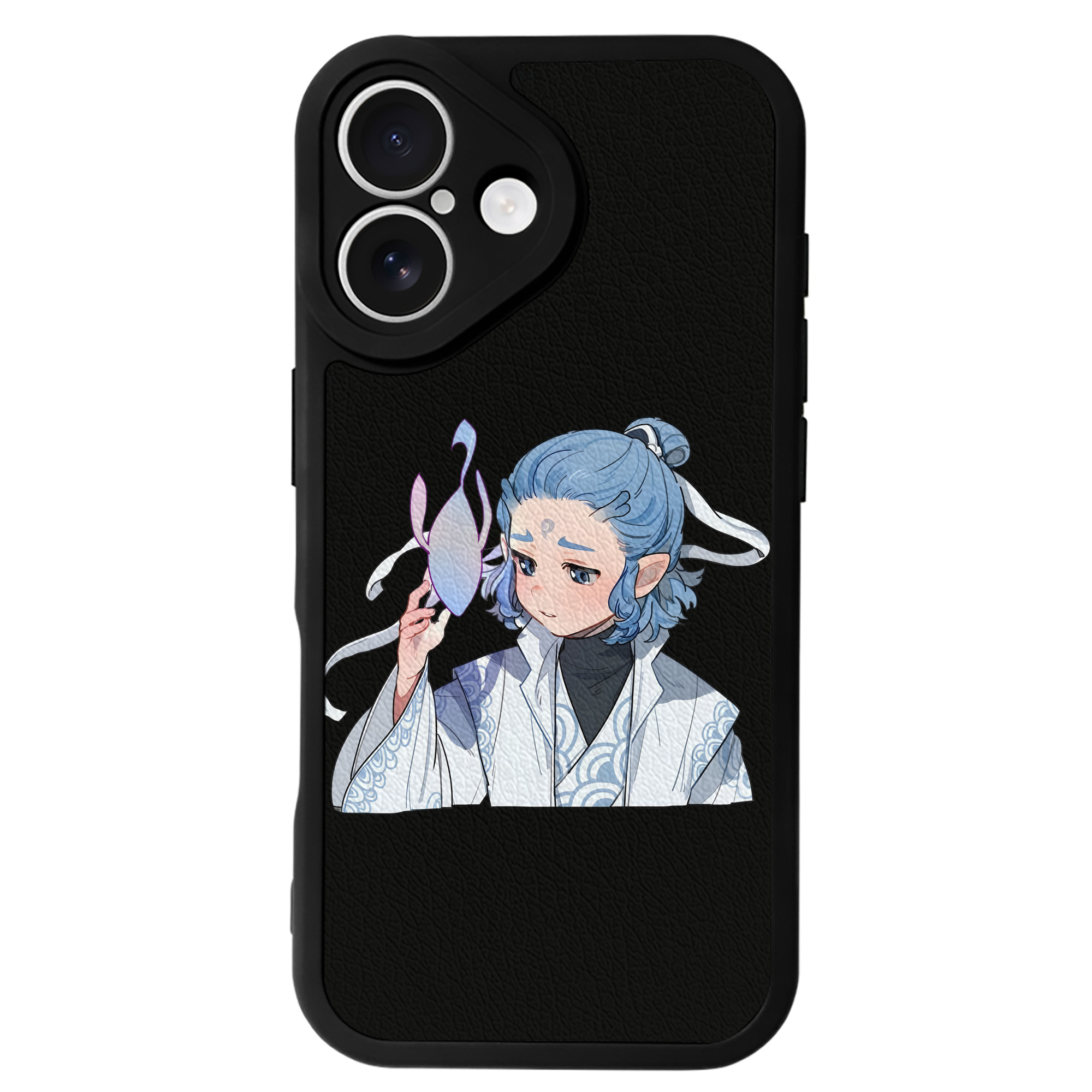 （画像用） Ne Zha 2 ナタ 魔童の大暴れ 【iPhone 16シリーズ対応】シリコンスマホケース（レザー調） 材質：シリコン